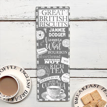 Handmade GREAT BRITISH BISCUITS Board VARIOUS COLOURS