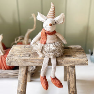 Autumn Mouse with Dangly Legs 36cm
