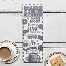 Handmade GREAT BRITISH BISCUITS Board VARIOUS COLOURS