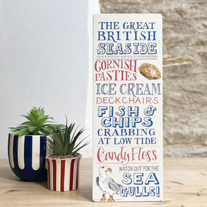 PAINTED TO ORDER Original GREAT BRITISH SEASIDE Board