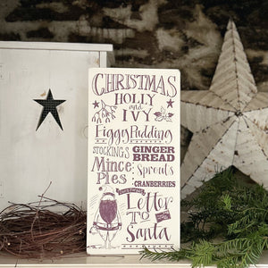 NEW!!! Handmade CHRISTMAS Signature Goose & Grey Sign VARIOUS COLOURS