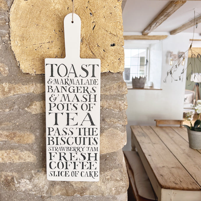 PAINTED TO ORDER TOAST & MARMALADE Serving Board