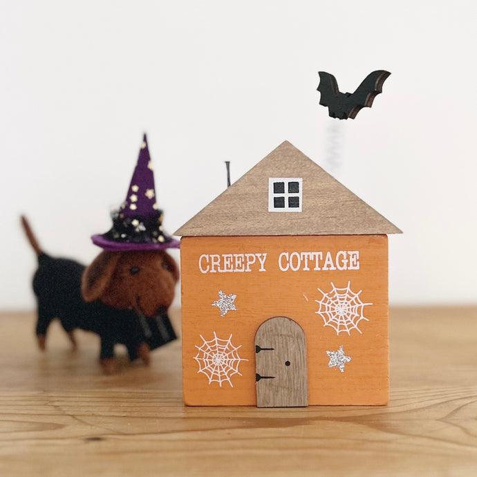 Wooden Orange Creepy Cottage
