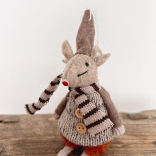 Autumnal Felt Hanging Mr Mouse