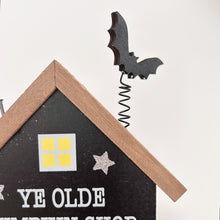 Black Wooden Ye Olde Pumpkin Shop Decoration