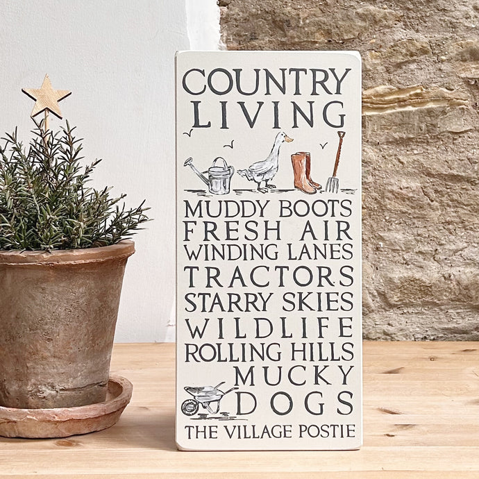 Handmade COUNTRY LIVING Signature Goose & Grey Board VARIOUS COLOURS