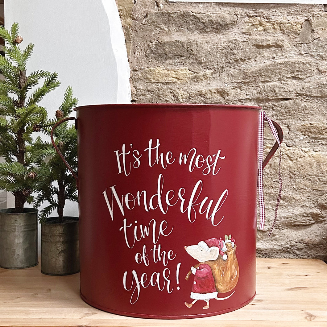 Extra Large TWAS THE NIGHT BEFORE Christmas Tub