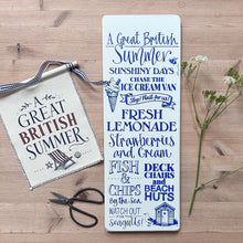 NEW! G&G Original GREAT BRITISH SUMMER Handmade Board 🦀