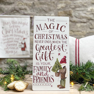 Hand Painted Original THE MAGIC OF CHRISTMAS Board