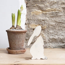 Hand Painted Chippy Spring Hares THREE SIZES