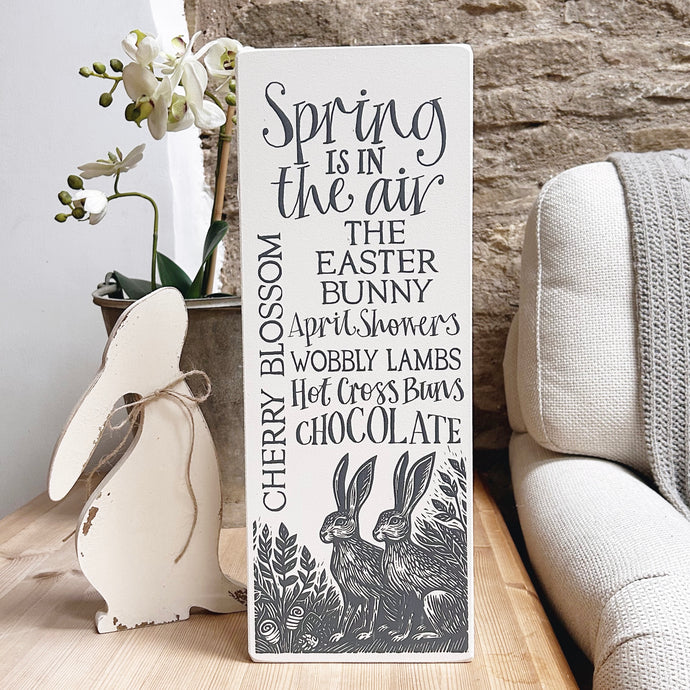 Handmade SPRING IS IN THE AIR Signature Goose & Grey Board VARIOUS COLOURS