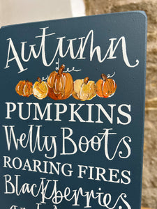 Limited Edition AUTUMN Goose and Grey Signature Board in Denim