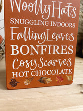 Limited Edition AUTUMN Goose and Grey Signature Board in Pumpkin