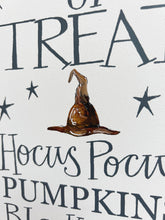 Limited Edition Handmade TRICK OR TREAT Goose and Grey Signature Board