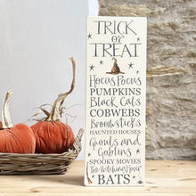 Limited Edition Handmade TRICK OR TREAT Goose and Grey Signature Board