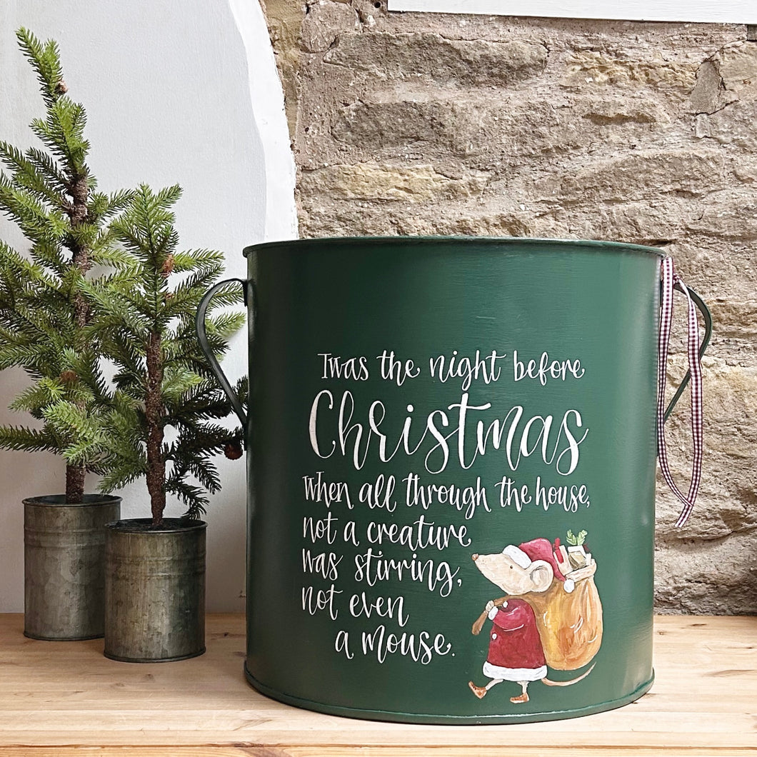 Extra Large TWAS THE NIGHT BEFORE Christmas Tub