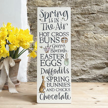 Handmade Goose and Grey SPRING IS IN THE AIR Board SHADOW WHITE