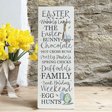 Handmade Goose and Grey EASTER Board SHADOW WHITE