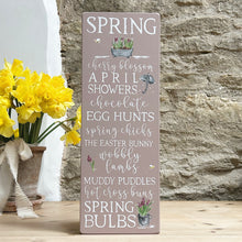 Handmade Goose and Grey SPRING Board VINTAGE PINK