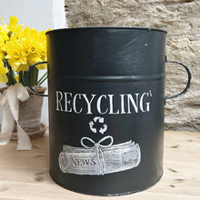 Handpainted Chippy RECYCLING Tub