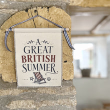 Handmade GREAT BRITISH SUMMER Wall Hanging 🇬🇧