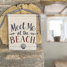 Handmade MEET ME AT THE BEACH Wall Hanging ☀️