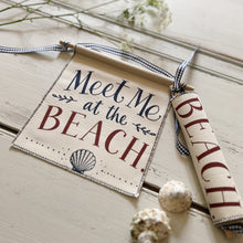 Handmade MEET ME AT THE BEACH Wall Hanging ☀️