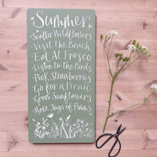 Handmade Extra Large SUMMER Signature Goose & Grey Board Apple Green