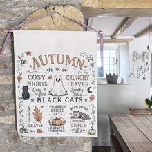 Handmade AUTUMN Organic Cotton Medium Wall Hanging