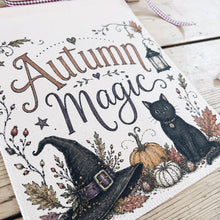 Handmade AUTUMN MAGIC Organic Cotton Small Wall Hanging