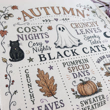 Handmade AUTUMN Organic Cotton Medium Wall Hanging