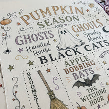 Handmade PUMPKIN SEASON Organic Cotton Medium Wall Hanging