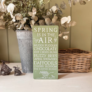 Handmade SPRING IS IN THE AIR Signature Goose & Grey Board VARIOUS COLOURS