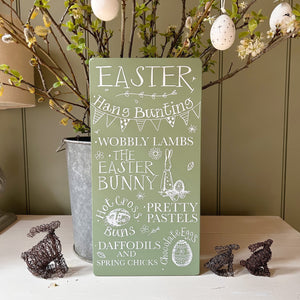 Extra Large EASTER Signature Goose and Grey Board VARIOUS COLOURS