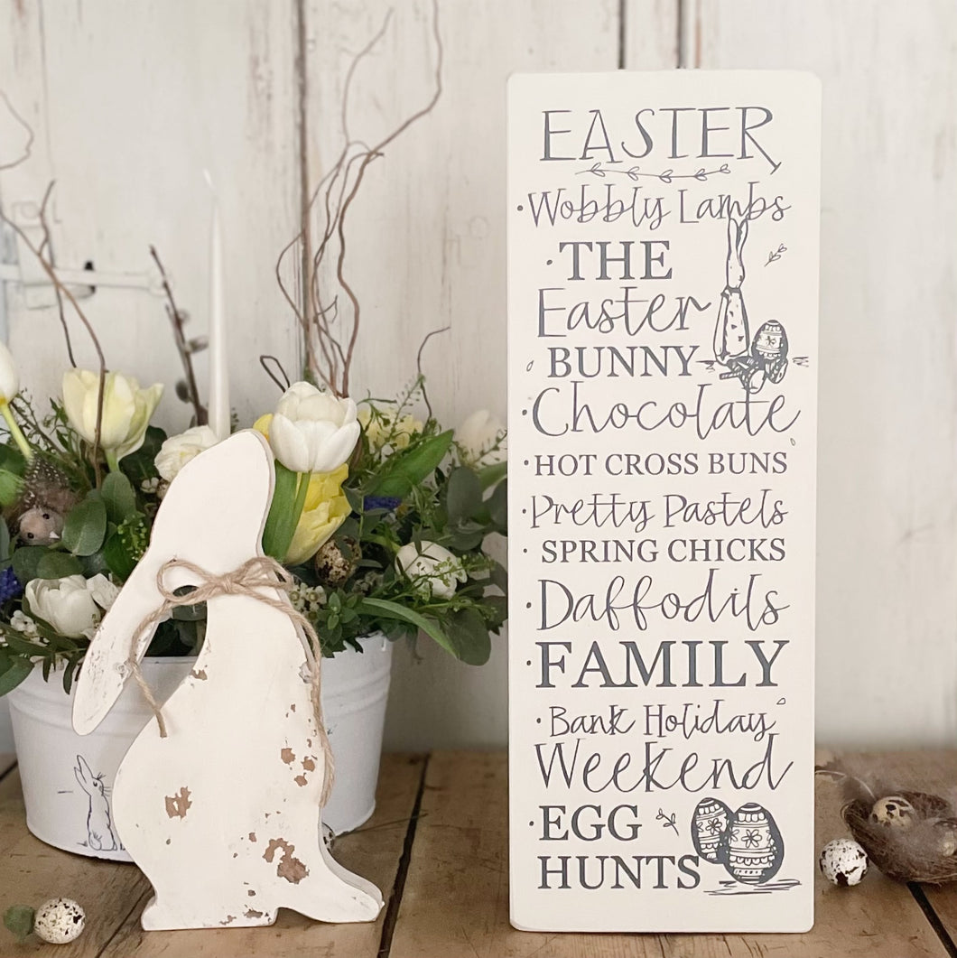 Handmade EASTER Signature Goose & Grey Board VARIOUS COLOURS