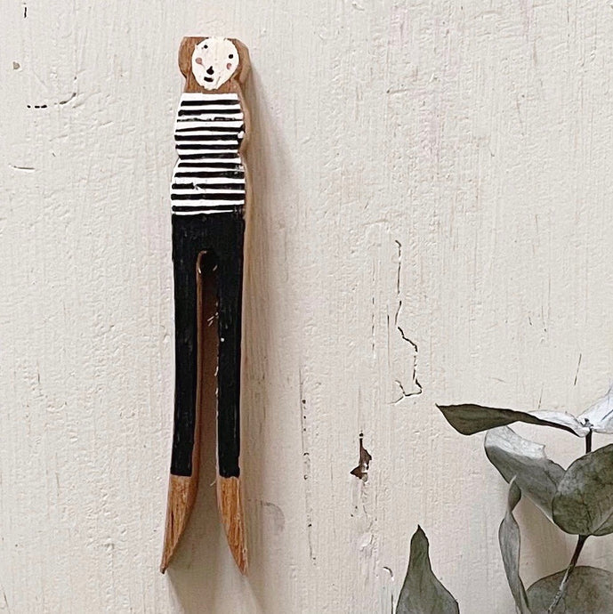 Molly Handmade Wooden Peg People