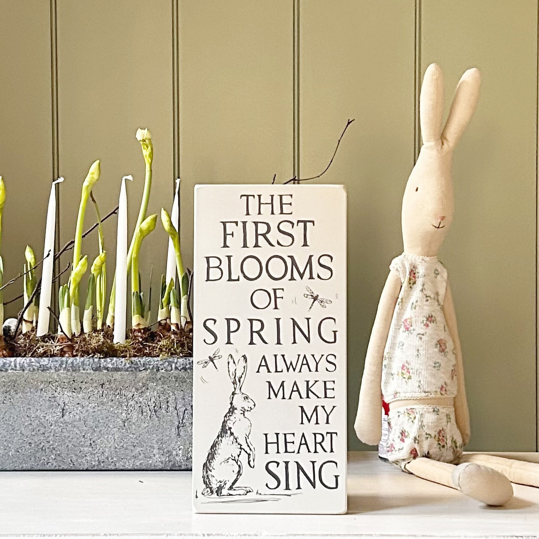 Handmade FIRST BLOOMS OF SPRING Signature Goose & Grey Board VARIOUS COLOURS