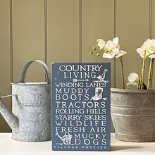 Handmade COUNTRY LIVING Signature Board VARIOUS COLOURS