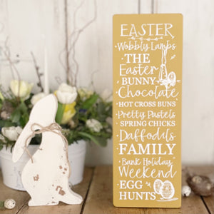 Handmade EASTER Signature Goose & Grey Board VARIOUS COLOURS