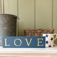 Handmade LOVE Goose and Grey Standing Sign VARIOUS COLOURS